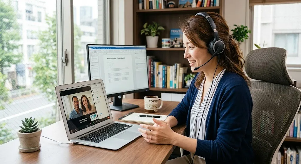 【海外在住の方へ】夫婦問題カウンセリングは世界中どこからでも。国際電話・オンライン対応のご案内