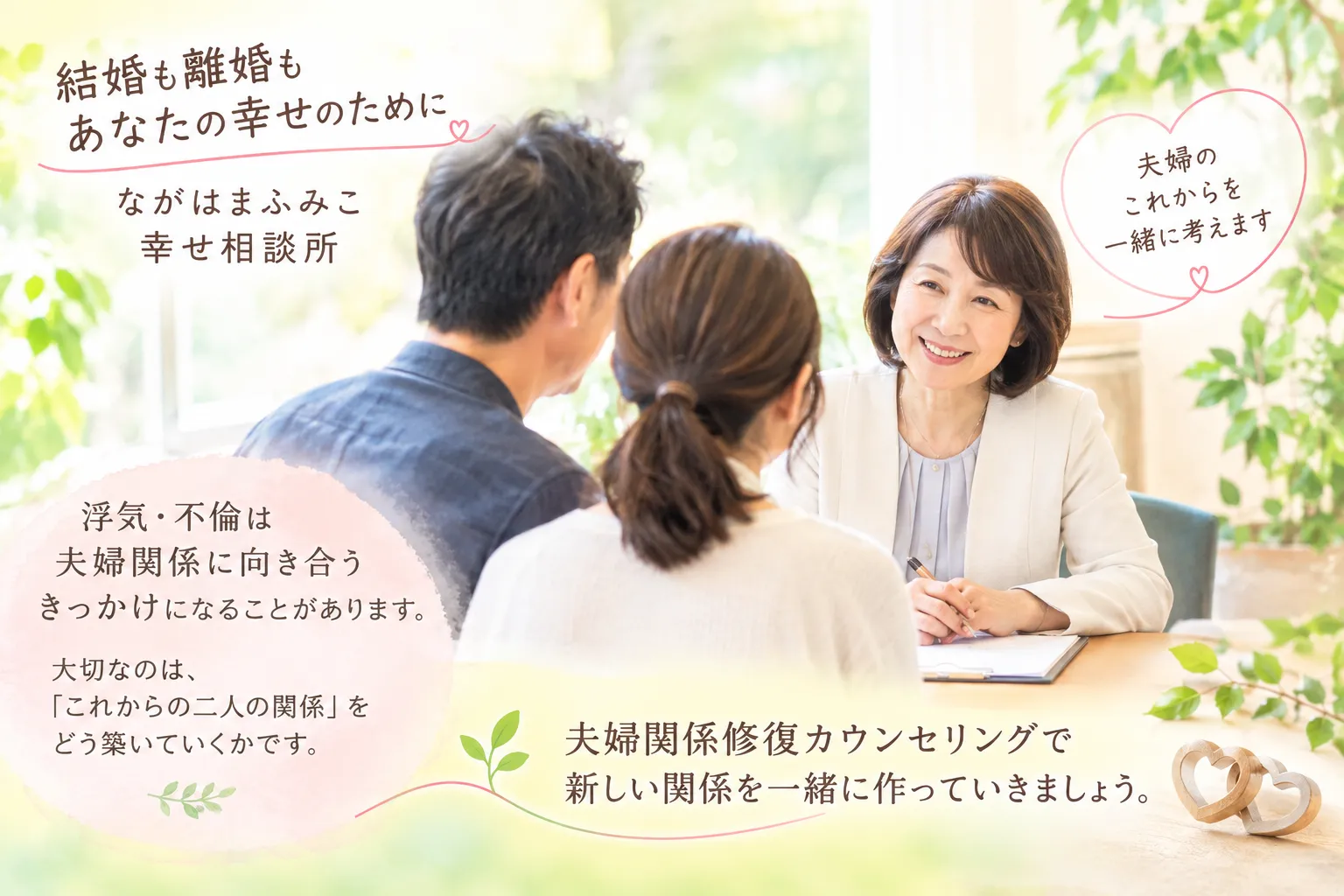浮気・不倫が発覚したら離婚しかない?夫婦関係をマイナスから築き直す方法|奈良の夫婦関係修復カウンセリング